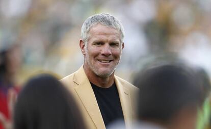 Brett Favre, en 2016 en Green Bay.