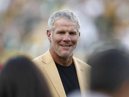 Brett Favre, en 2016 en Green Bay.