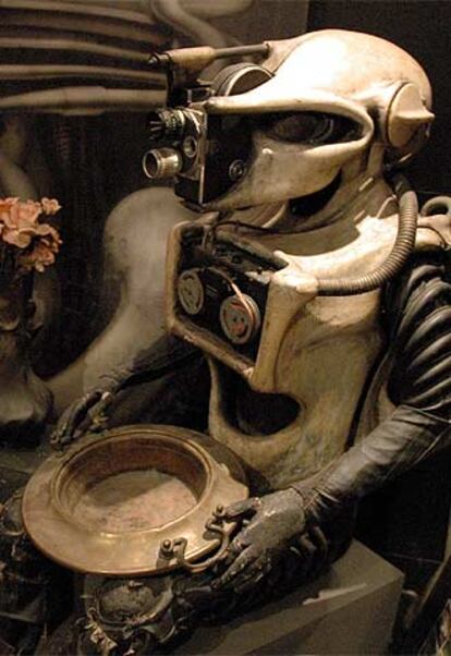 Prototipo del Alien que Giger creó a mediados de los setenta y cuyo resultado final se pudo ver en la película 'Alien, el octavo pasajero' (1979).