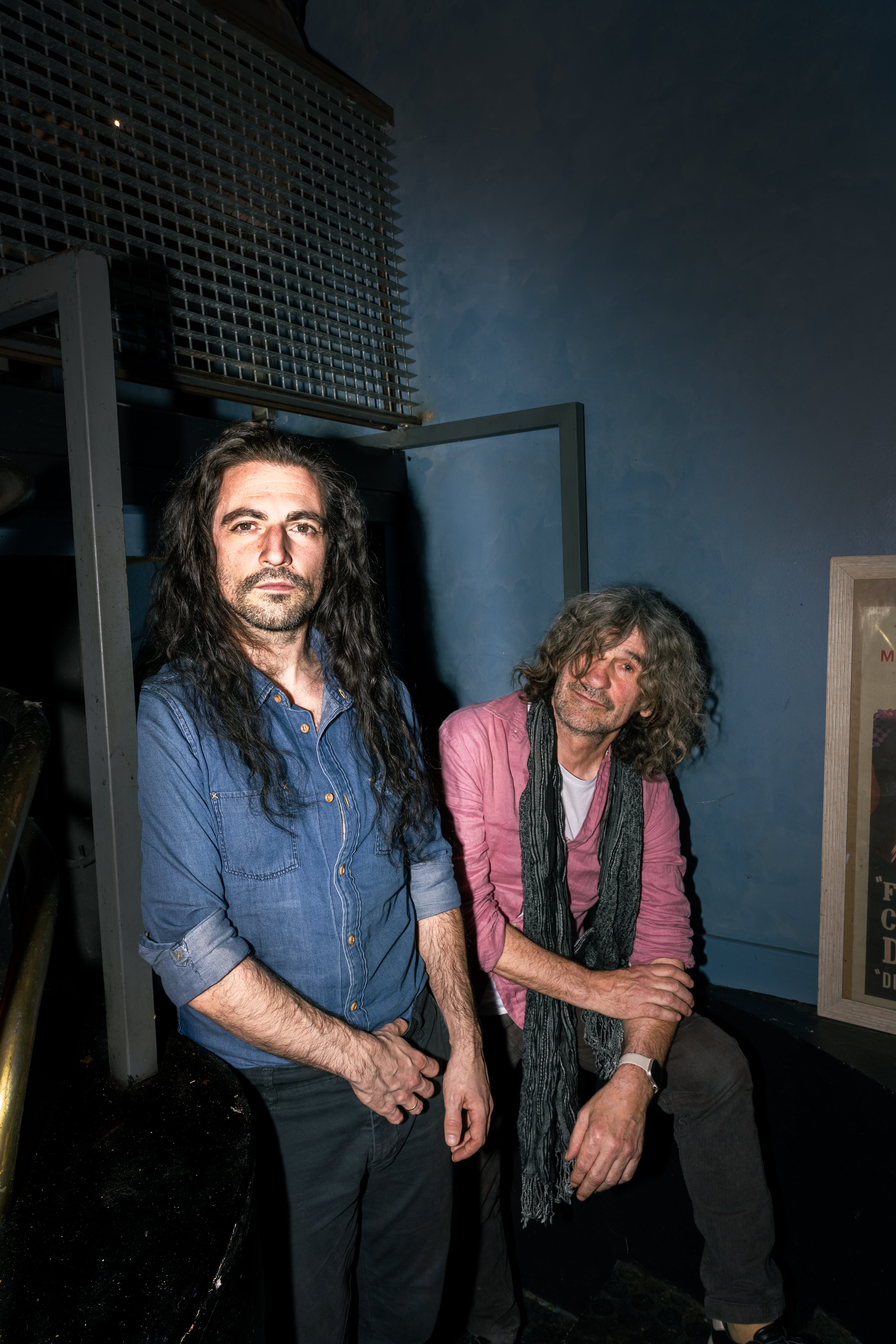 Jaime Moreno e Iñaki 'Uoho' posan en Madrid, la ciudad donde inician la gira de Rebrote el 6 de marzo. 