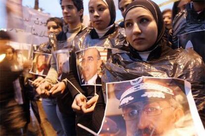 Concentración en memoria de Hariri en Beirut.