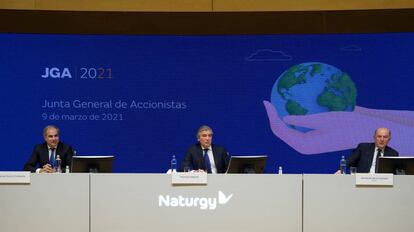 Última junta general de accionistas de Naturgy, celebrada el 9 de marzo pasado y presidida por Francisco Reynés.