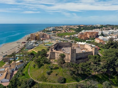 Playa cercana a El Castillo, en Fuengirola (Málaga), en una imagen de 2022.