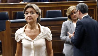 La ministra de Agricultura, Isabel García-Tejerina, en el Congreso.