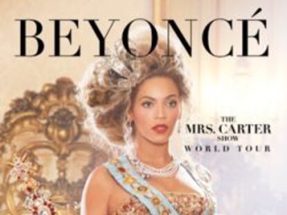 Cartel de la gira de Beyoncé.