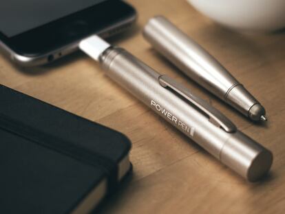 Power Pen el bolígrafo que también carga tu móvil