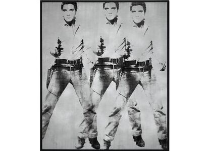 Andy Warhol, 'Triple Elvis’, 1963.