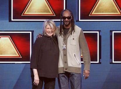 Snoop Dogg y Martha Stewart en 2016.