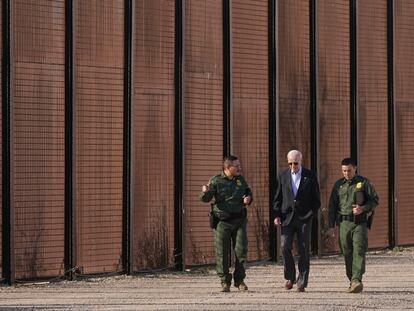 Biden, en la frontera de El Paso (Texas) a principio de este año.