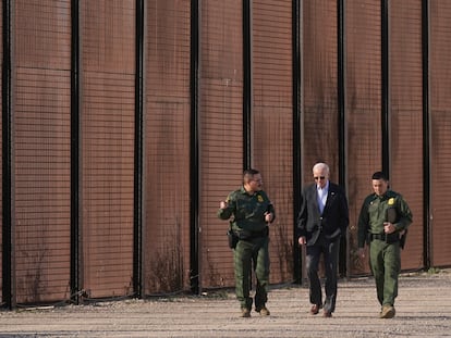Biden, en la frontera de El Paso (Texas) a principio de este año.