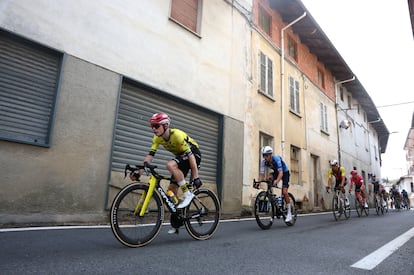 Jonas Vingegaard, en uno de los momentos de la primera etapa de la Vuelta a España 2025.