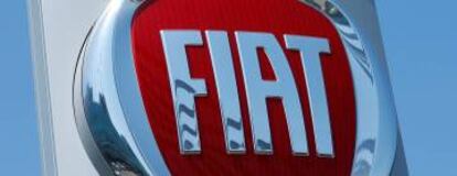 Logo del grupo automovilístico Fiat.