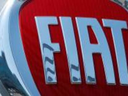 Logo del grupo automovilístico Fiat.