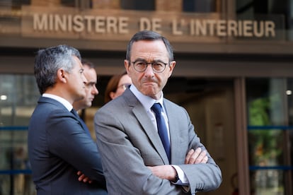Bruno Retailleau, ministro de Interior de Francia, uno de los grandes opositores de la ley de eutanasia, en una imagen de archivo.