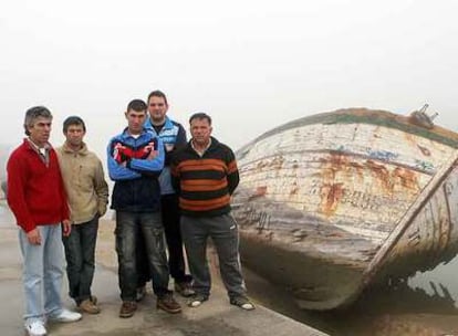 Los supervivientes del Nuevo Pepita Aurora, en enero de 2008.