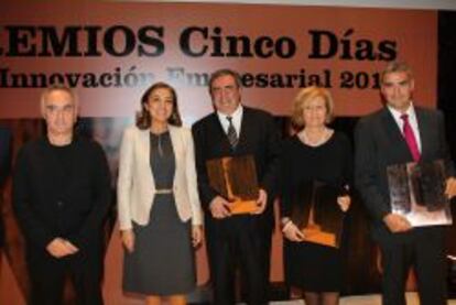Foto de familia de los premios Cinco Días a la Innovación Empresarial.