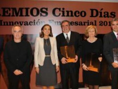 Foto de familia de los premios Cinco Días a la Innovación Empresarial.