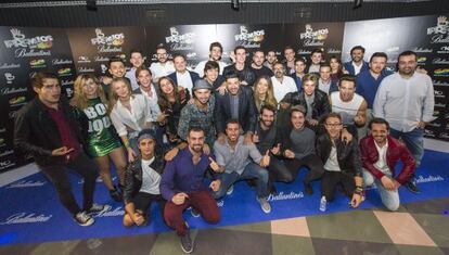 Foto de familia de los nominados de los Premios 40 Principales.