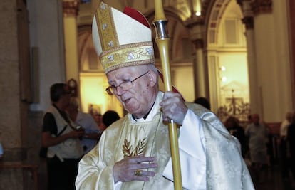 El arzobispo de Valencia Antonio Ca&ntilde;izares.