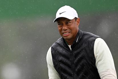 Tiger Woods, durante la segunda ronda del pasado Masters.