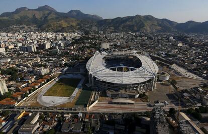 Vista aérea del estadio Olímpico João Havelange.