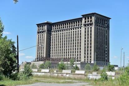 Este era el aspecto de la Michigan Central Station el 13 de agosto de 2014.