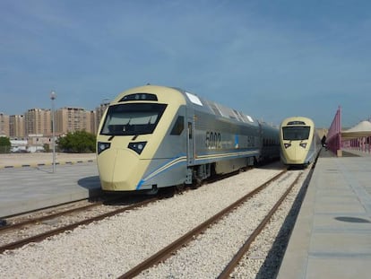 Trenes de CAF en Arabia Saudí.