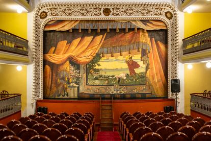 Teatro Villafranquino, en Villafranca (León), centro cultural de El Bierzo, donde se celebra Cinefranca. 
