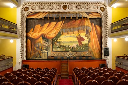 Teatro Villafranquino, en Villafranca (León), centro cultural de El Bierzo, donde se celebra Cinefranca. 