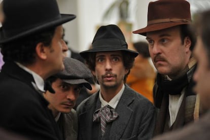 Los artistas ¿ladrones? de 'La banda Picasso'.