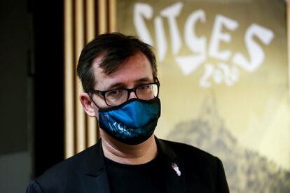 Ángel Sala, director del Festival de Sitges, este viernes en la Filmoteca de Catalunya.