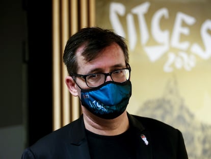 Ángel Sala, director del Festival de Sitges, este viernes en la Filmoteca de Catalunya.