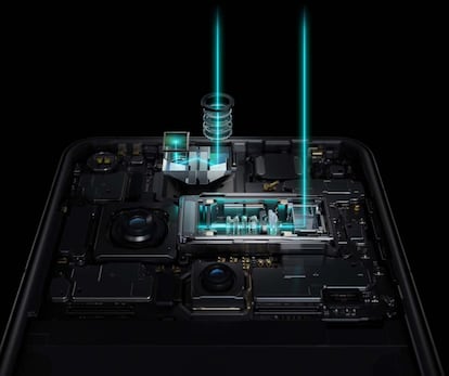 Cámara trasera de un teléfono de OPPO