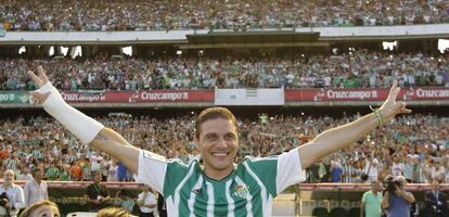 Joaquín, el día de su presentación.