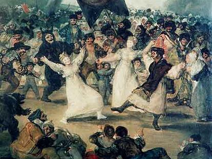 'El entierro de la sardina', de Goya, en la Academia de San Fernando.