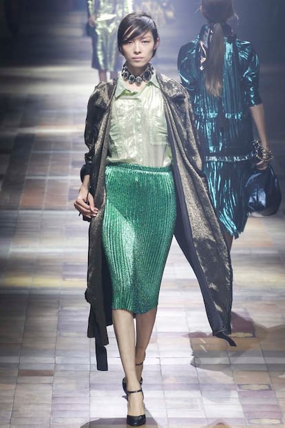 La metalizada retrospectiva de Lanvin