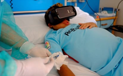 Un paciente de trasplante hepático en el marco del proyecto VTR en el Hospital La Paz