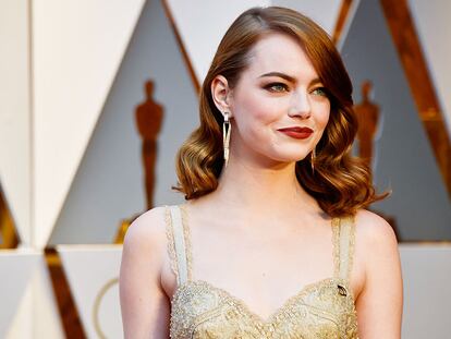 El maquillaje de Emma Stone, el mejor de la noche