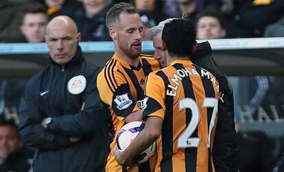 Pardew agrede a Meyler. 