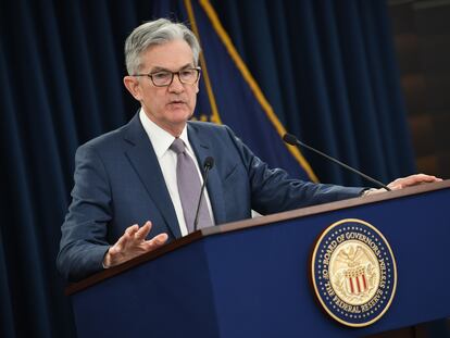 El presidente de la Reserva Federal de Estados Unidos, Jerome Powell.