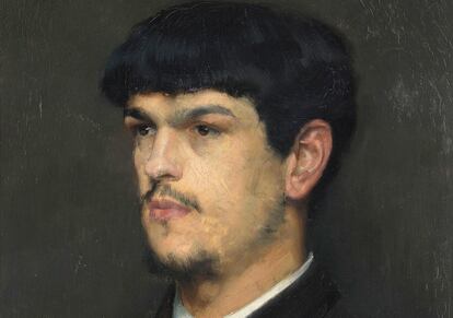 Retrato de Claude Debussy por el pintor Marcel Baschet, en 1884.