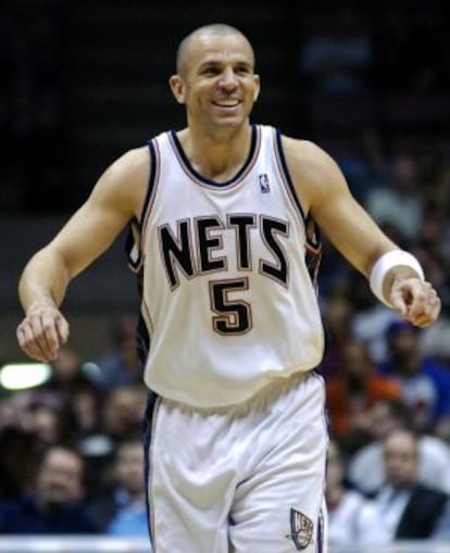 Jason Kidd, en un partido con los Nets en 2007. 