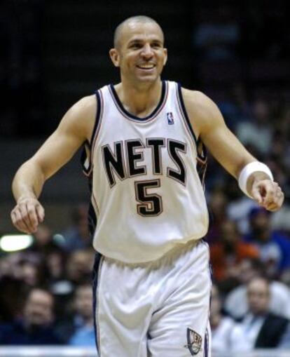 Jason Kidd, en un partido con los Nets en 2007.
