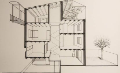 Un dels interiors que es poden veure a l'exposició.
