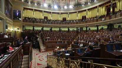 Imagen del Pleno de Investidura en el Congreso de los Diputados.