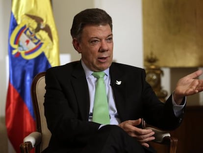 O presidente colombiano, Juan Manuel Santos.