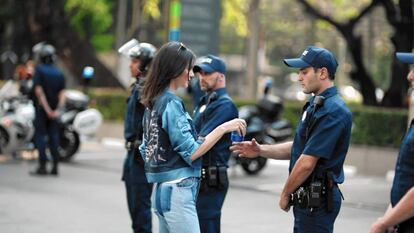 Kendall Jenner en el anunció de Pepsi.