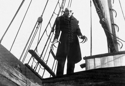 Max Schreck, in 'Nosferatu'.