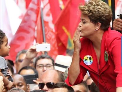 <span >Dilma Rousseff, presidenta suspendida de Brasil</span>