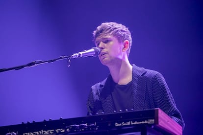 James Blake, en su actuación en el Sónar.